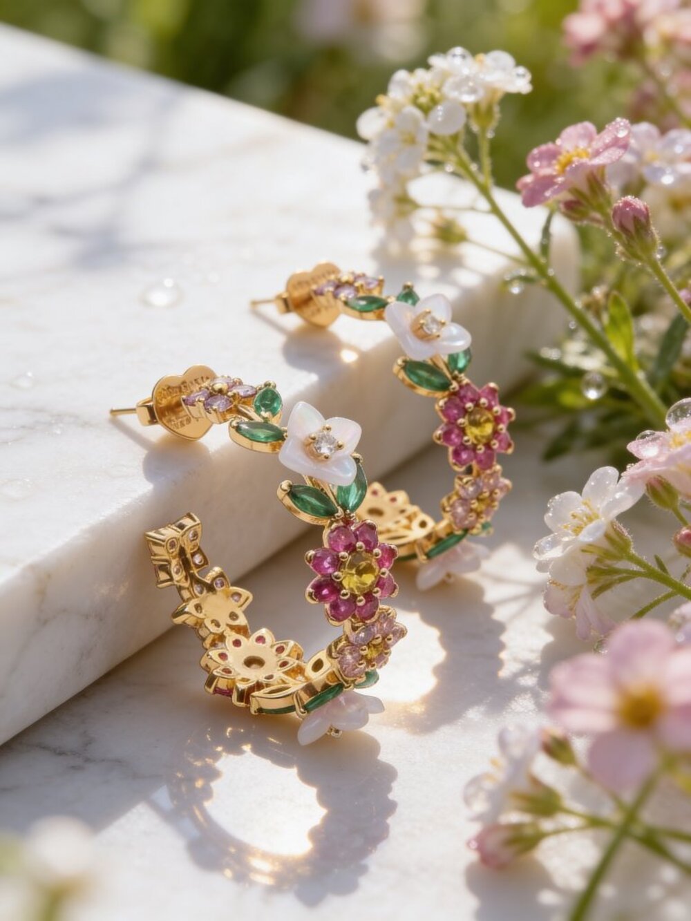 Bursting Blooms Hoops